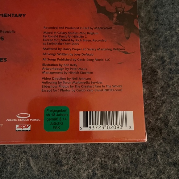 MANOWAR 2006 The Sons of Odin Immortal Edition CD + Bonus DVD - Picture 7 of 7